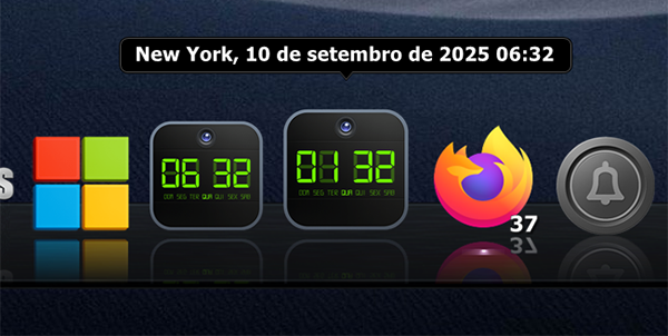 多時區時鐘設定